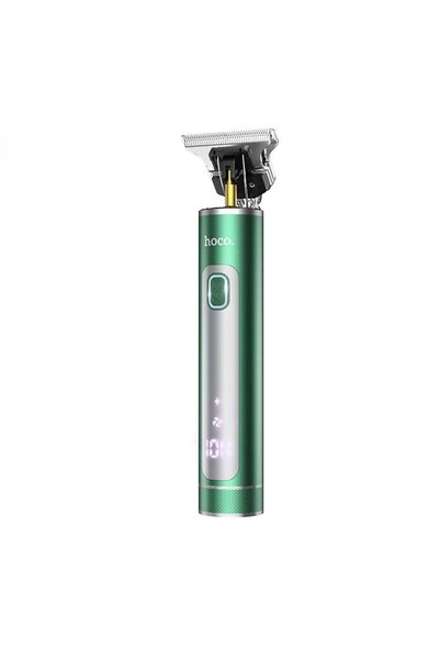 Hoco Επαναφορτιζόμενη κουρευτική μηχανή - All Metal Hair Trimmer - πράσινη DAR03