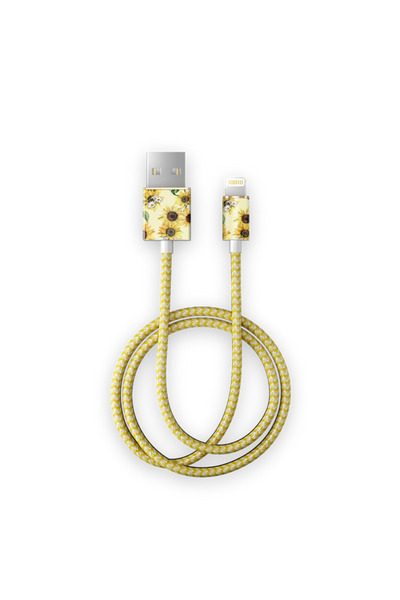 OEM IDEAL OF SWEDEN Fashion Cable Lightning 1m Sunflower Lemonade IDFCL-115 κ...