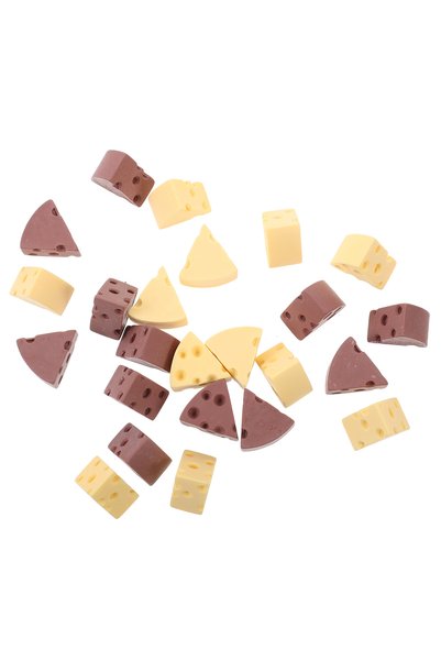 Generic Brand 24 bucăți Agrafe de păr Figurine realiste de brânză Recuzită pe...