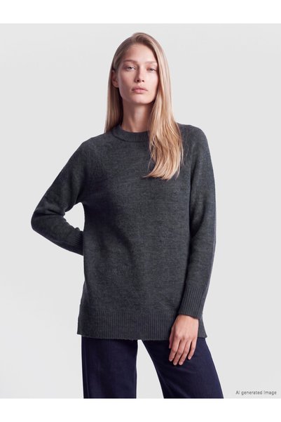 LC Waikiki I Zero Roba Collar Loose Fit Women's Knitwear Tunic from Freezen S...