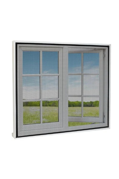 OEM Σίτα παραθύρου 100x100 εκ. Hoomei HF-6674 σε μαύρο χρώμα