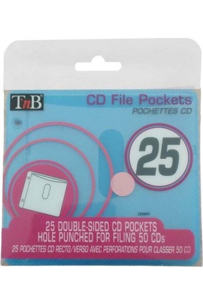 OEM Θήκες CD TnB 25 Διπλής Όψης