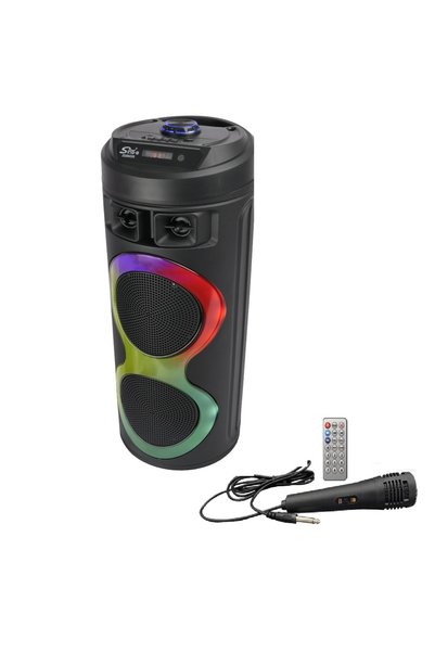OEM Φορητό ηχείο καραόκε 6.5″ Bluetooth με μικρόφωνο και RGB φωτισμό ZQS-6220
