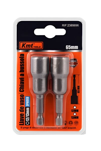 OEM Σετ καρυδάκια μαγνητικά 2 τεμαχίων 12mm και 13mm x 65mm Kmt Tools 2385696