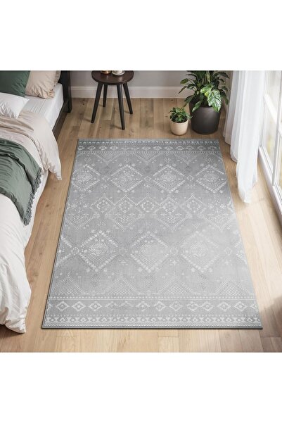 SONGMICS Covor decorativ antiderapant, stil Boho, lavabil la mașină, 120×170 ...