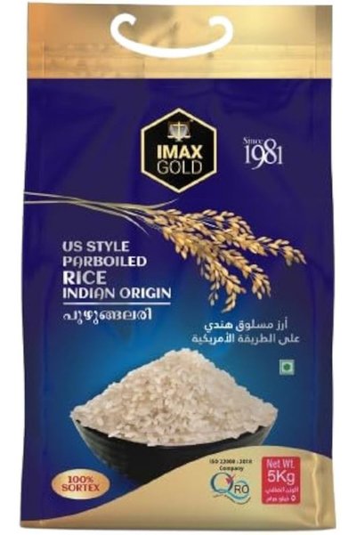 Generic Brand Us Style Parboiled Indian Origin Rice 5kg