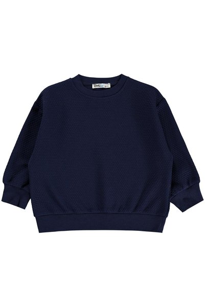 Civil Boys Hanorac din țesătură tip fagure pentru băieți |   Tricou Jacquard ...