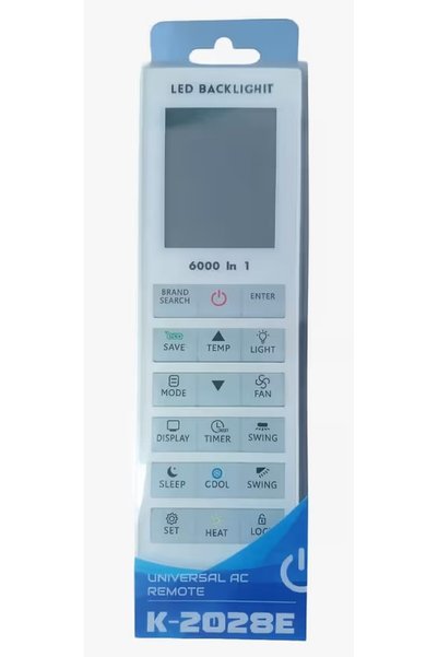 OEM Τηλεχειριστήριο κλιματιστικού 6000 In 1 με οθόνη LED K-2028E Universal