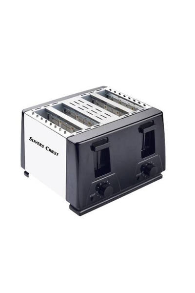 OEM Φρυγανιέρα 4 θέσεων 1300W ανοξείδωτη Slivers Criest 318