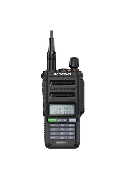BAOFENG Ασύρματος πομποδέκτης UV-9R Pro 5W VHF/UHF IP68 αδιάβροχος με μπαταρί...