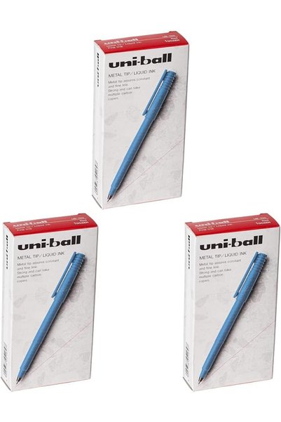 Generic Uni-ball Roller pen - Red (Pack of 3)