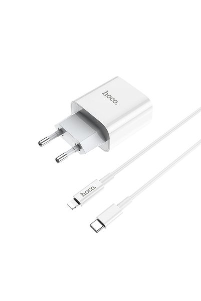 Hoco Φορτιστής PD30W Type-C με καλώδιο Type-C Lightning C76A Pro