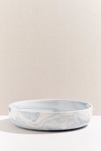 Paşabahçe Marble Porselen Servis Kase Mavi