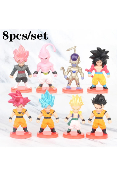 BANDAI مجموعة شخصيات دراغون بول زد 8/16/21 قطعة، تماثيل سوبر سون غوكو وفيجيتا...
