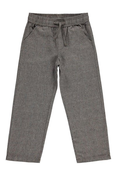 Civil Boys Pitikareli pantalone na vezanje za uzrast 10-13 godina - smeđe