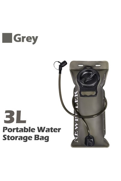 Choice حقيبة ماء BOT230-GRY-3L NEWBOLER سعة 1.5 لتر و2 لتر و3 لتر، حقيبة ترطي...