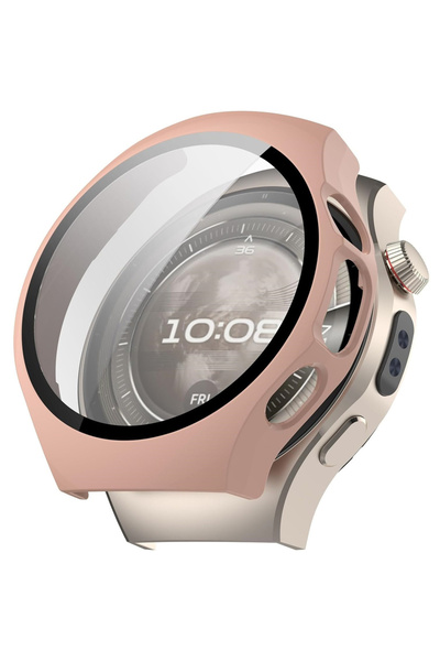 XGSM Carcasă 2 în 1 + Sticlă securizată pentru Huawei Watch 5 46mm, Roz