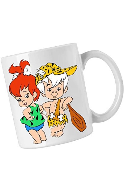 INOVATIX Cana Familia Flintstone Bamm Bamm Pebbles Bebelusi Epoca de Piatra