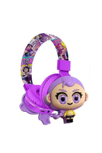 Generic Brand Wireless Headset for Kids - Cute 3D Cartoon Character-Style Blu...
