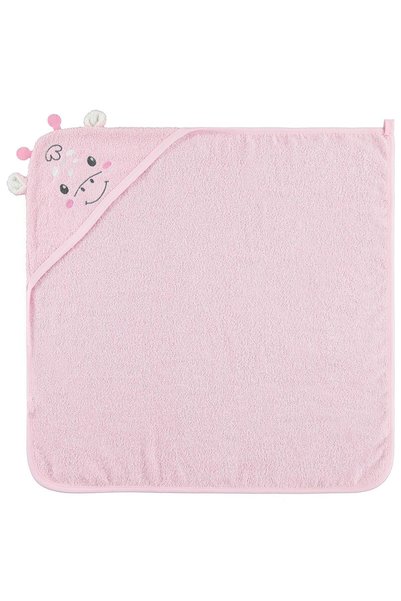 Civil Baby Prosop cu imprimeu girafe 75x75 cm - Roz