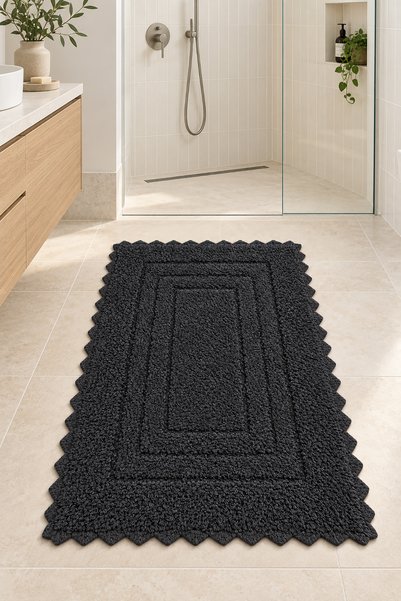 ALANUR Bodrum Tufting Cotton Handmade Braided Mat 110 (70 X 120 cm)