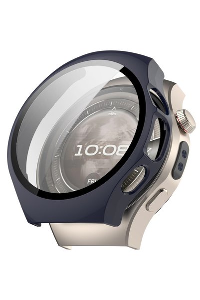 XGSM Carcasă 2 în 1 + Sticlă securizată pentru Huawei Watch 5 46mm, Albastru ...