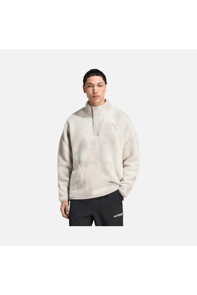 adidas KS2314-E Mt Ess Hp Aop Erkek Sweatshirt Krem