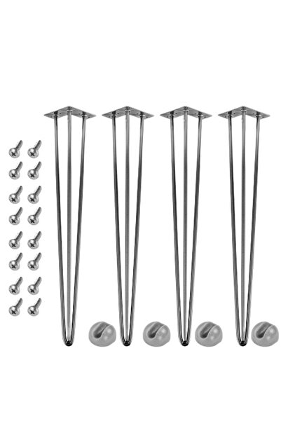 STILISTA Set picioare de masa din otel, 70 cm