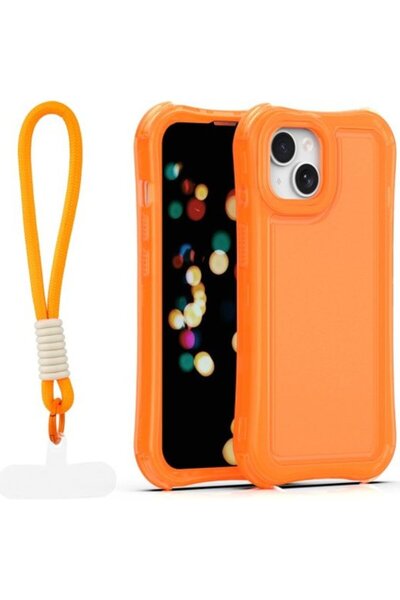 Senso Spd Safecase Με Λουράκι Iphone 16 Pro Πορτοκαλί Πίσω Κάλυμμα - (SSSIP16PO)