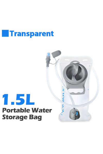 Choice حقيبة ماء BOT230-WHI-1.5L NEWBOLER سعة 1.5 لتر و2 لتر و3 لتر، حقيبة تر...