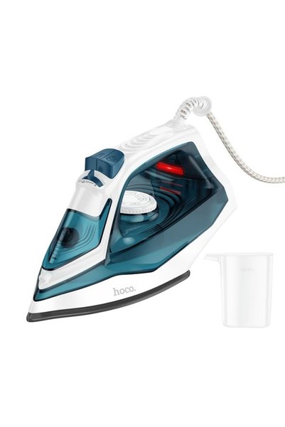 Hoco Σίδερο ατμού 2200W με κεραμική πλάκα HJD19A σε μπλε χρώμα
