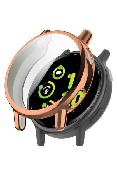 XGSM Carcasă 2 în 1 cu protecție pentru ecran pentru Garmin Vivoactive 5, Ros...