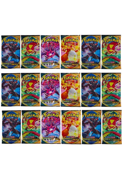 BANDAI صندوق تعزيزات بوكيمون TCG سورد آند شيلد دار ناسسنس أبليز، 18 عبوة عشوا...