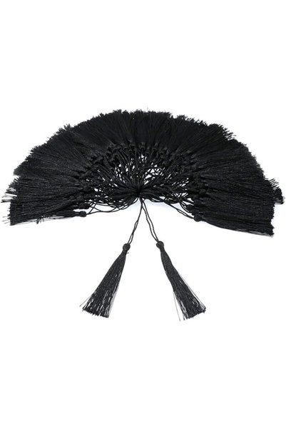 MAKINGTEC 100 Pieces White 13 cm/5 Inch Silk Handmade Soft Tassel Silk Thread...