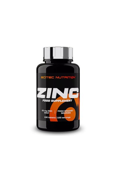 Scitec Zinc 25 mg - Supliment cu Zinc, 100 tablete