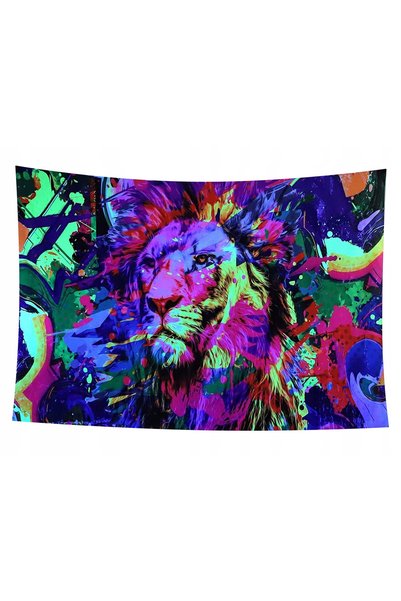 NO BRAND Decorațiune de perete Pictură UV Goblen Fluorescent REFLEXIE 150x150...