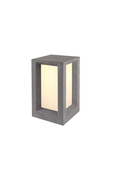 Aca Light Φωτιστικό Κήπου 330MM IP65 2xE27 Μέγ. 7W Μαύρο Τσιμέντο & Κάλυμμα P...