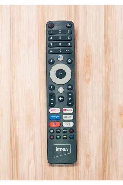 BURAQ جهاز تحكم عن بعد بديل متوافق مع تلفزيونات Impex LCD و LED