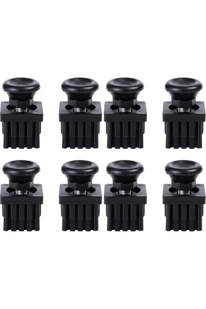 Generic حوامل قابلة للتعديل لأنابيب مربعة مع قضيب M10 - 4 قطع 40x40 مم - مسوي...