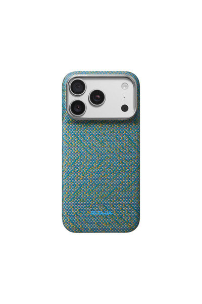 PITAKA Husă Edge cu PitaTap pentru iPhone 18 Pro, Wind Over Wheat, Berlin Noc...