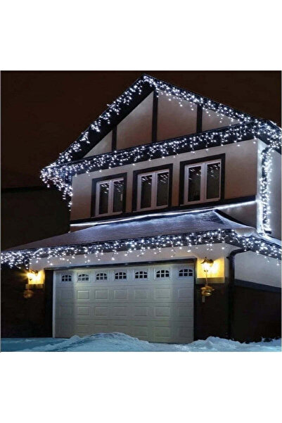 OEM Instalatie de Craciun tip franjuri, 36 metri lungime, 900 LED ALB RECE