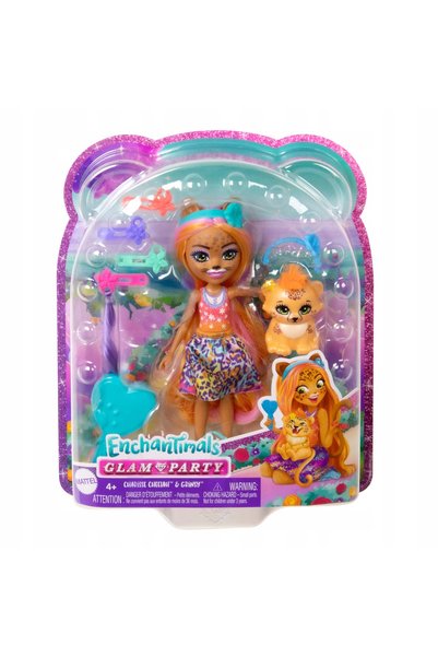 Enchantimals lalka Charisse Gepard&Grinsy deluxe HNV30