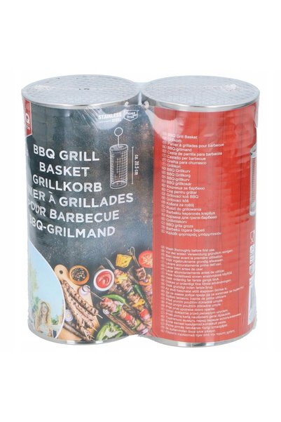 NO BRAND Coș pentru grătar pentru legume, carne, cartofi prăjiți, pește, grăt...