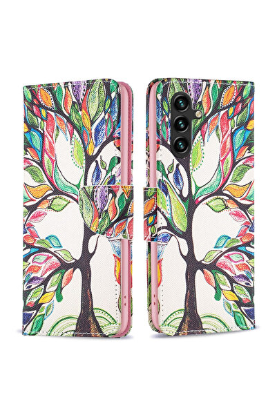 XGSM Husă flip Samsung Galaxy A35 5G, Portofel, Arborele Vieții
