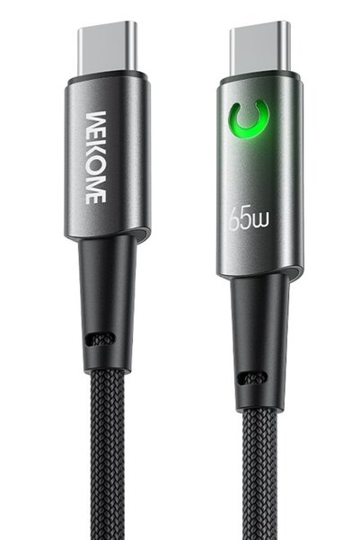 OEM Καλώδιο φόρτισης και δεδομένων USB-C σε Type-C 1.2m 65W Wekome WDC-129