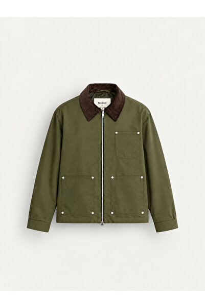 LudoWear Velvet Collared Gabardine Jacket