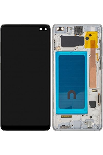 M.P. Μονάδα Οθόνης LCD MP για Samsung Galaxy S10+ G975, Aftermarket, Ασημί