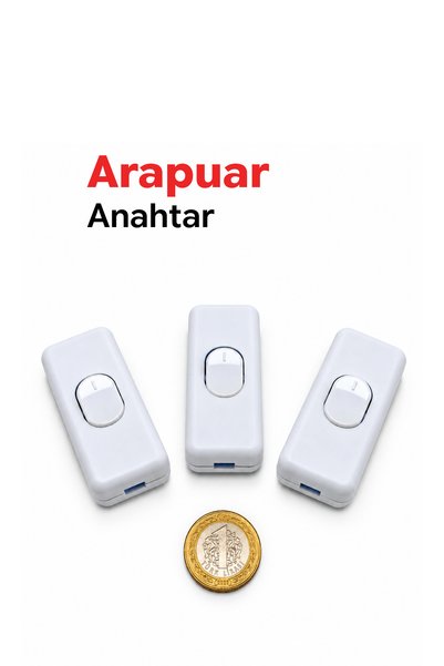 Genel Markalar ARAPUAR ANAHTARI BÜYÜK BEYAZ Aç Kapa Anahtar Arapuar