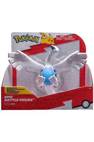 Jazwares Figurină de luptă Pokemon Lugia: Bătălie Epică