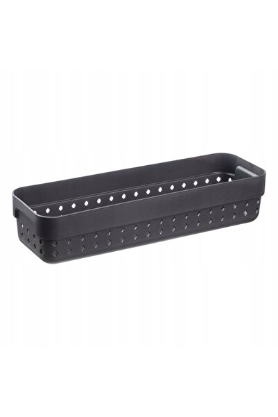 PLAST TEAM Coș din plastic perforat 30x40x13 cu capac pentru depozitare